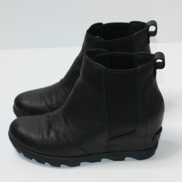 Sorel Joan of Arctic II Waterproof Wedge Booties Black Boots in size US 9 M - Picture 6 of 9